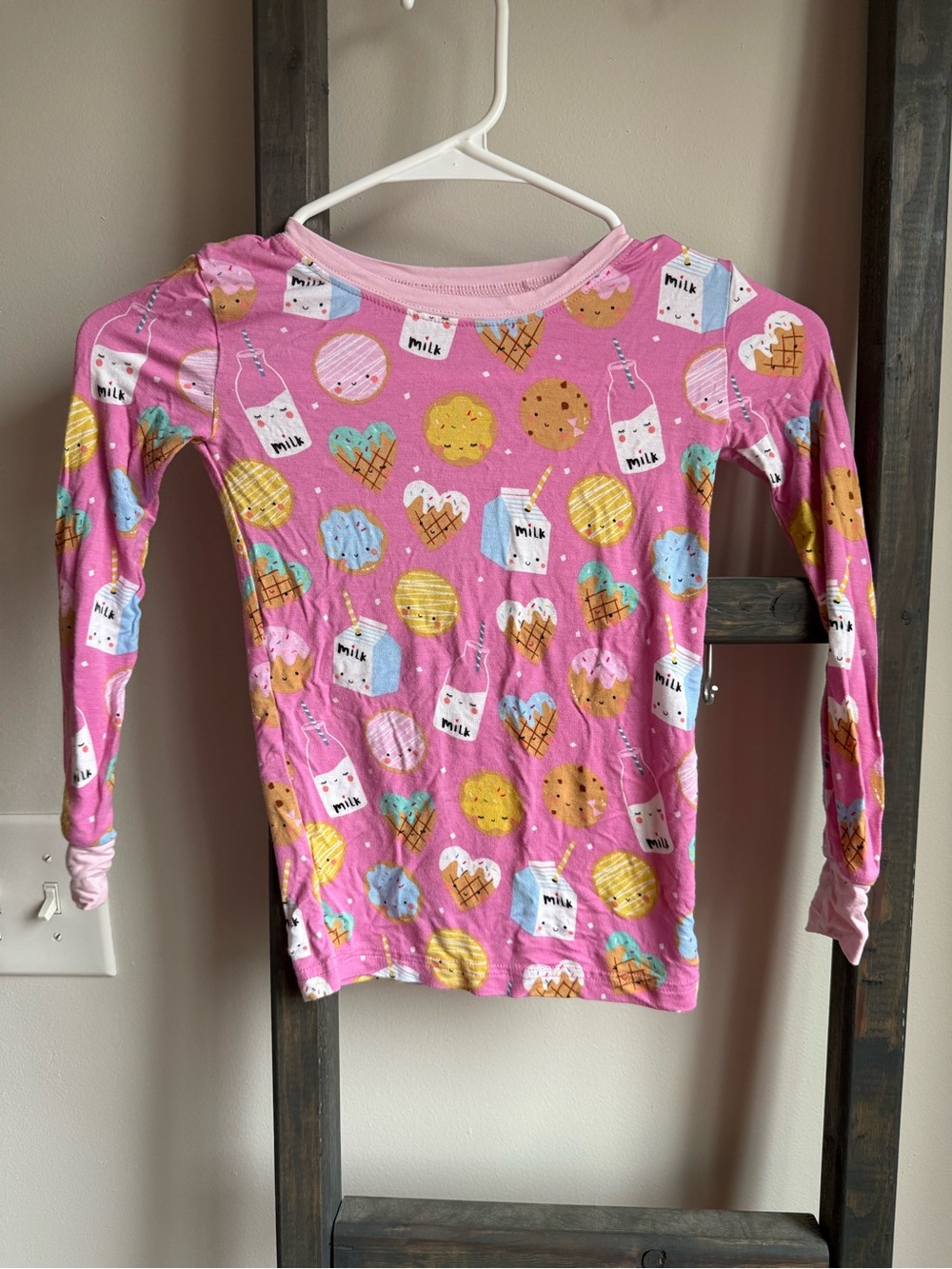 Little Sleepies Milk & Cookies Long Sleeve- size 5/6